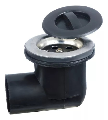 [751] SOPAPA CODO PARA BAÑERA PVC