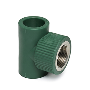 [1789] TERMOFUSION TEE 32mm C/INSERTO 1” HEMBRA